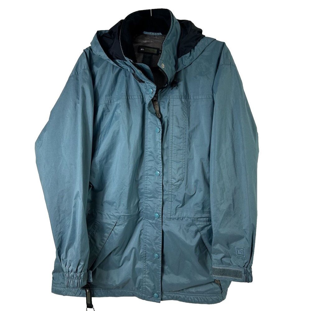 Rei Elements E1 Full Zip Hooded Elements Water Wi… - image 1